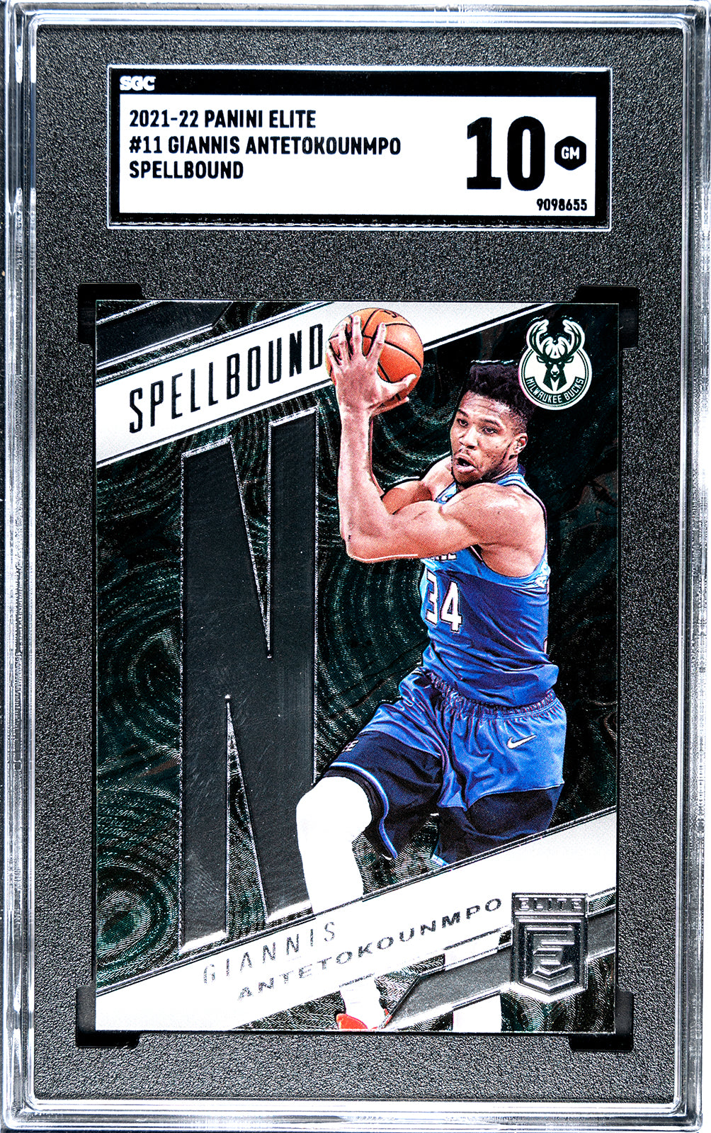 2021-22 Giannis Antetokounmpo Elite Spellbound