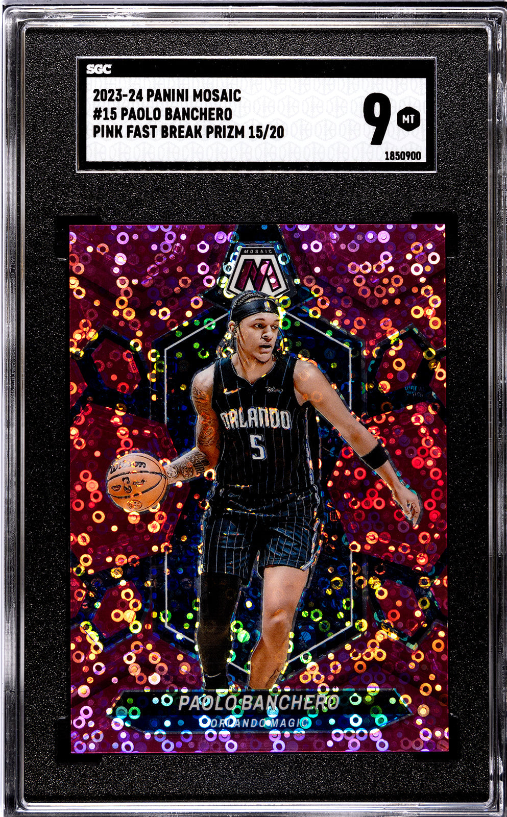 2023-24 Paolo Banchero Panini Mosaic SGC 9