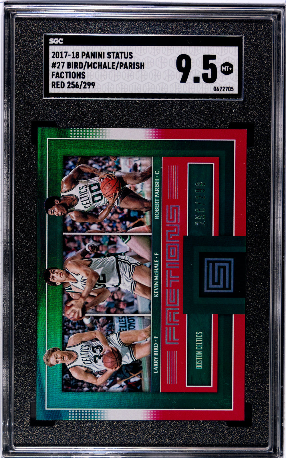 2017-18 2017 18 Bird McHale Parish Panini Status SGC 9.55