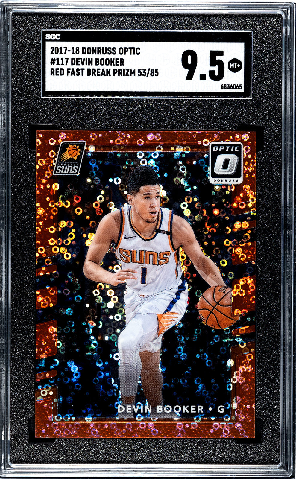 2017-18 Devin Booker Donruss Optic SGC 9.55
