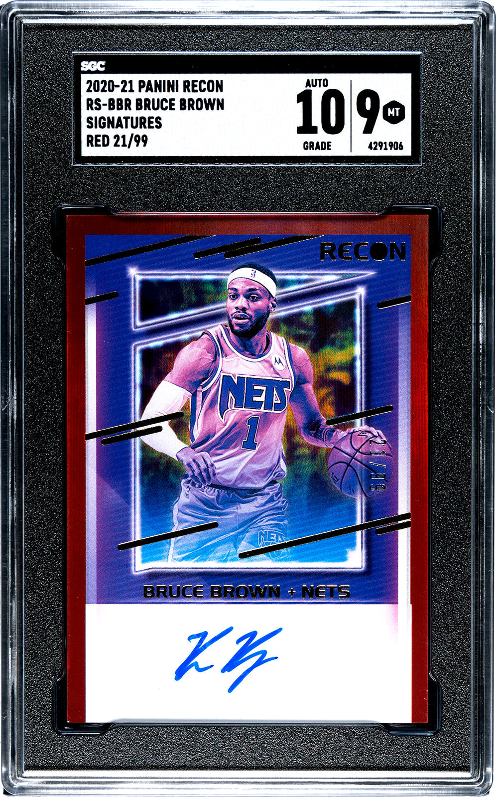 2022-23 C Braun Panini Origins RJA-CBR C Braun Rookie Jersey Auto SGC 9.55-Authenticuto-10