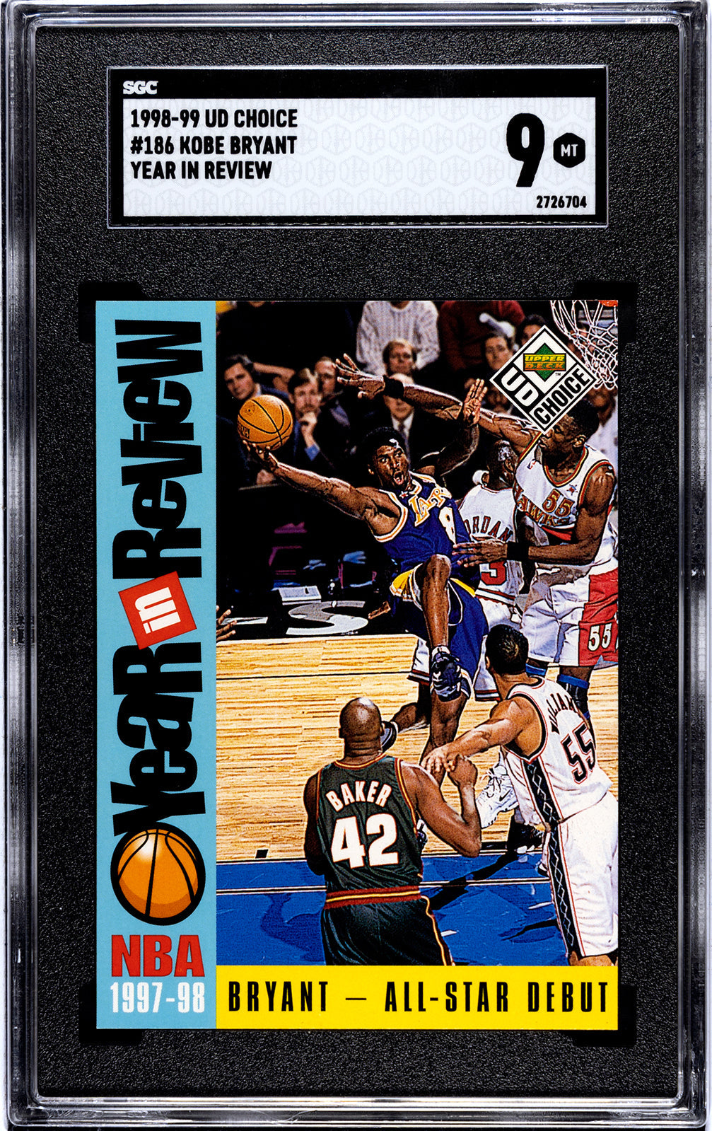 2023-24 2 Brown Tatum Donruss Optic SGC 9