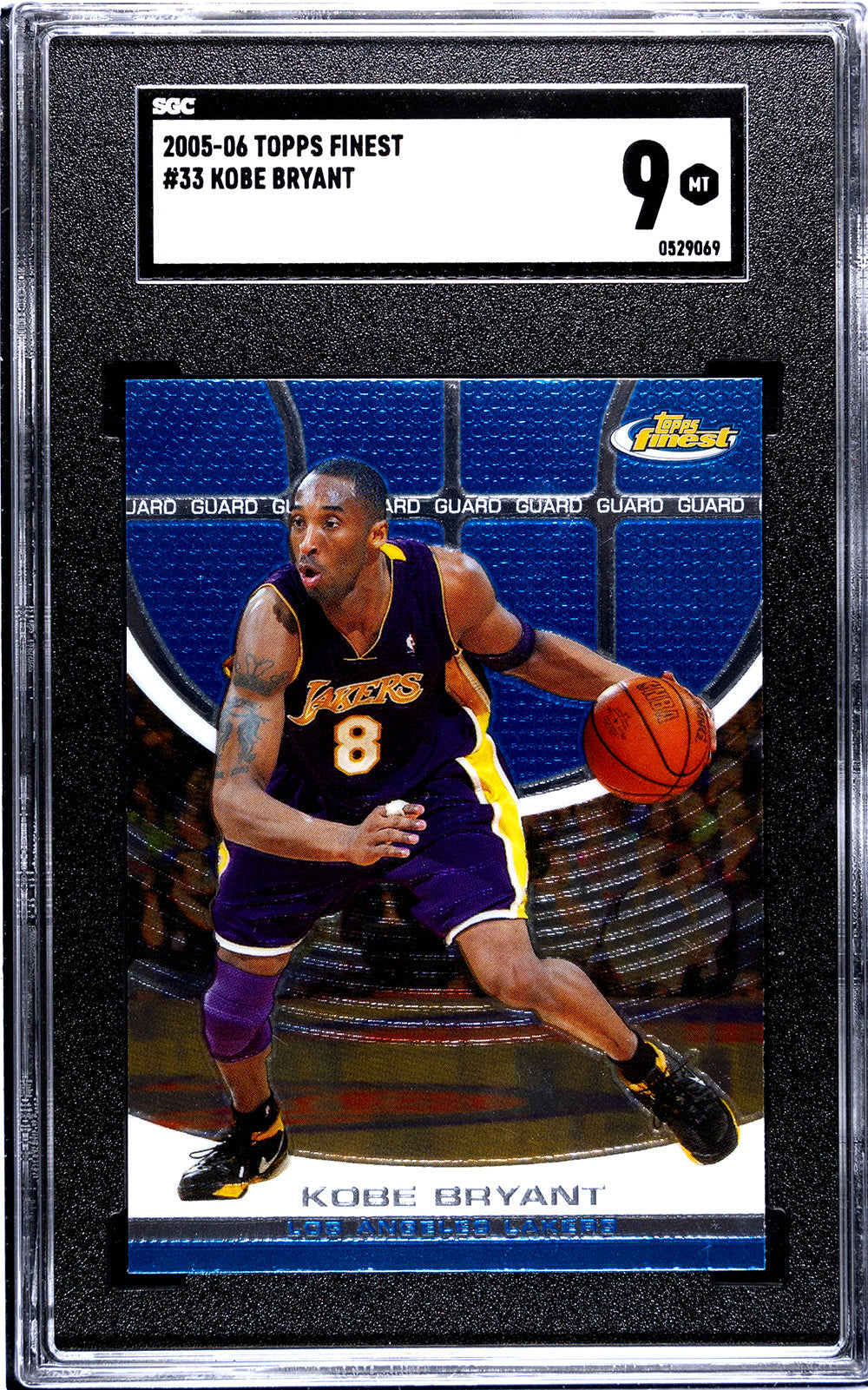 2005-06 Kobe Bryant Topps Finest SGC 9