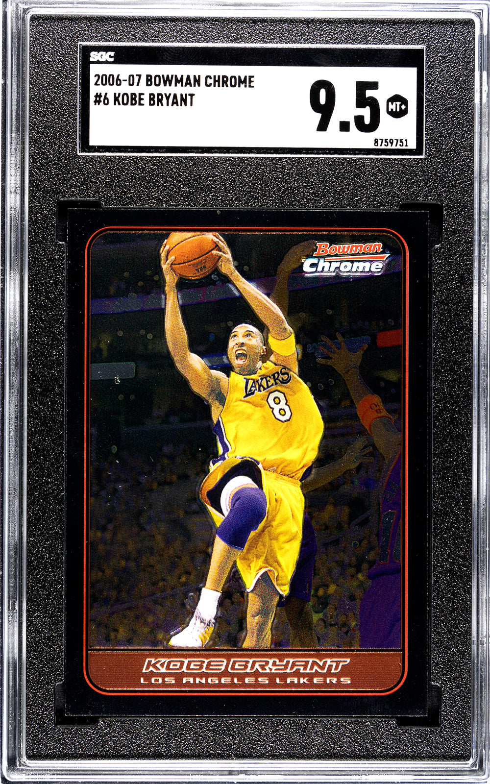 2006-07 Kobe Bryant Bowman Chrome SGC 9.55