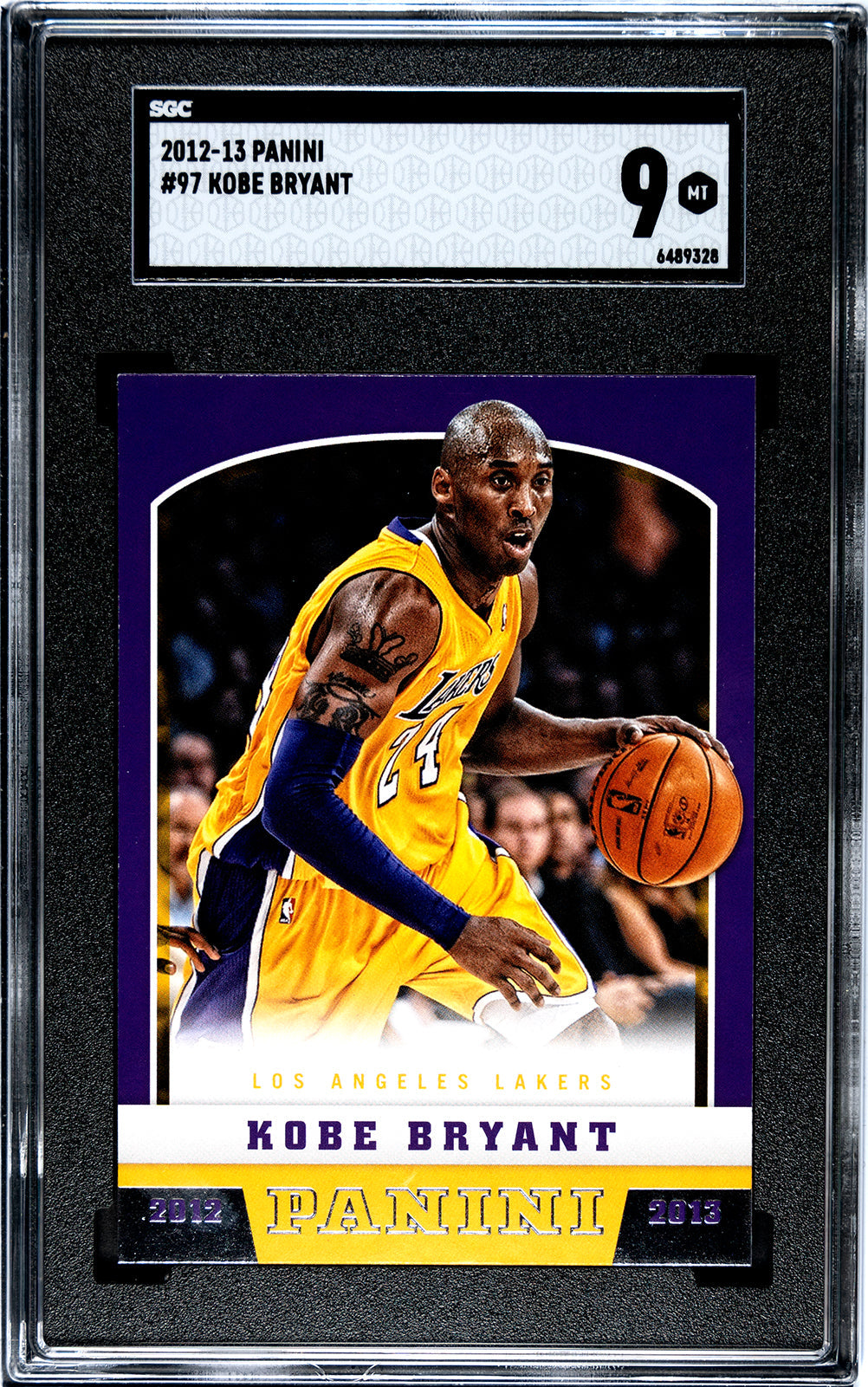2012-13 Kobe Bryant Panini SGC 9