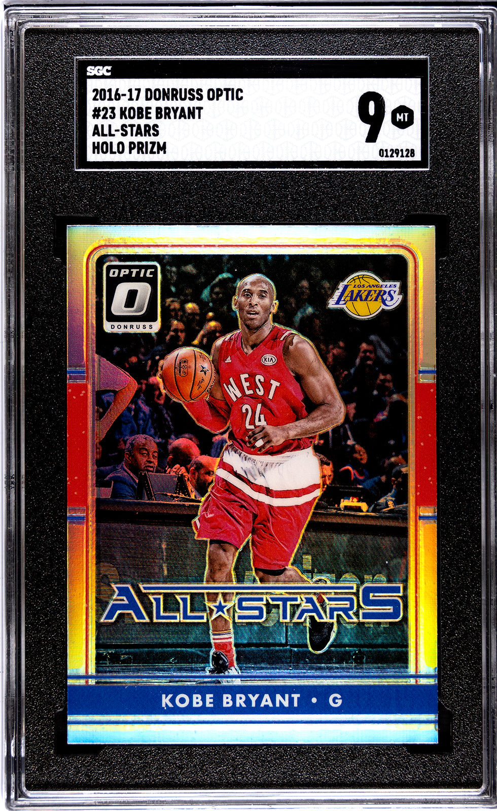 2016-17 Kobe Bryant Donruss Optic SGC 9