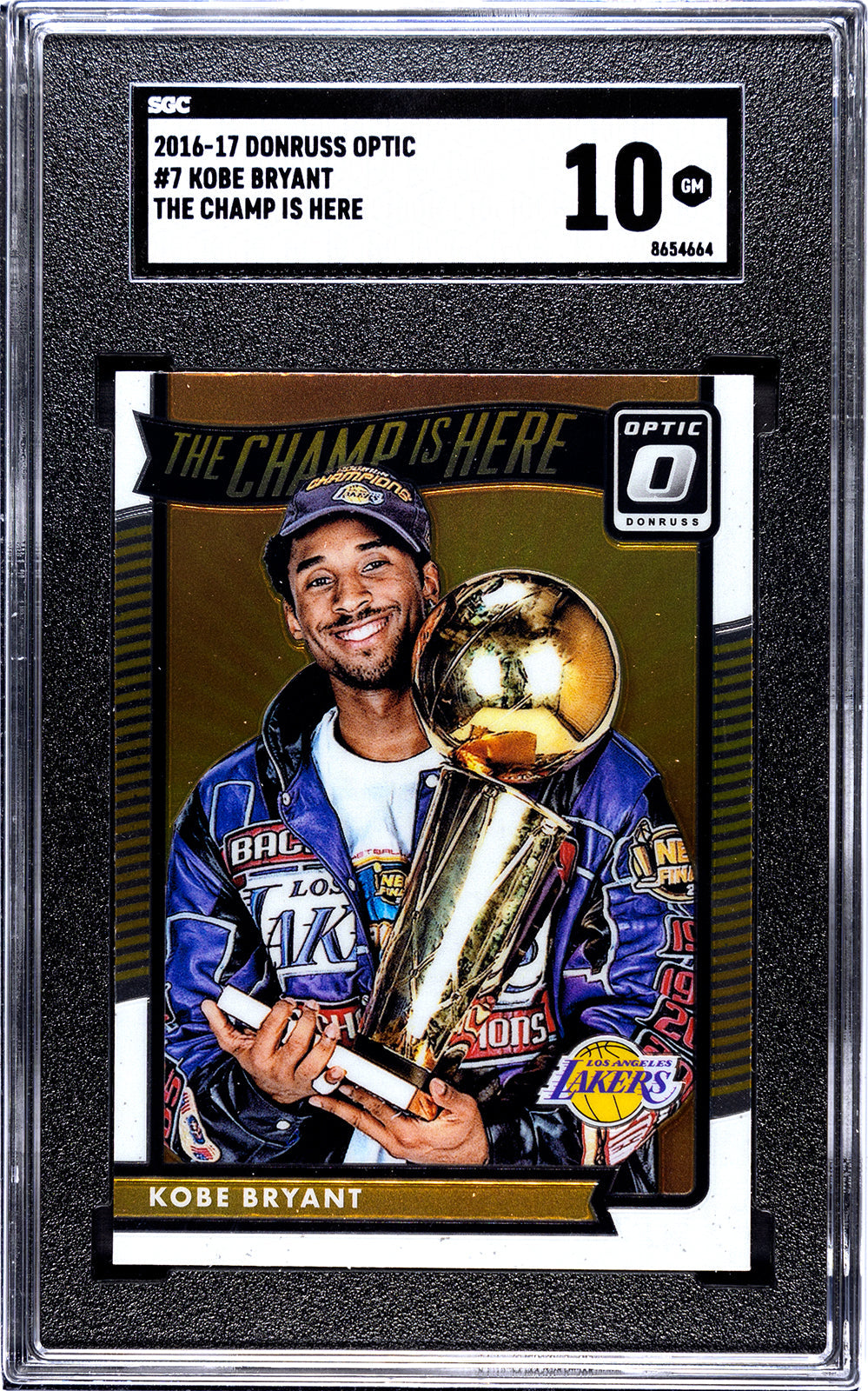 2016-17 Kobe Bryant Donruss Optic SGC 10