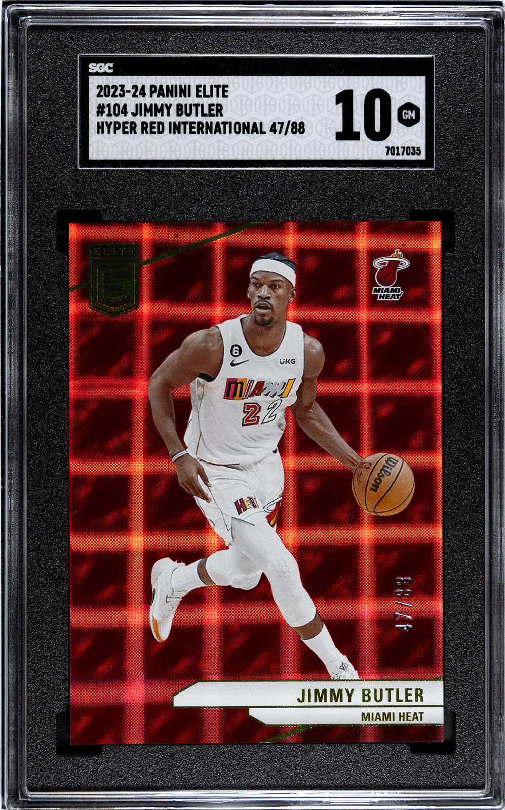 2023-24 Jimmy Butler Panini Elite SGC 10
