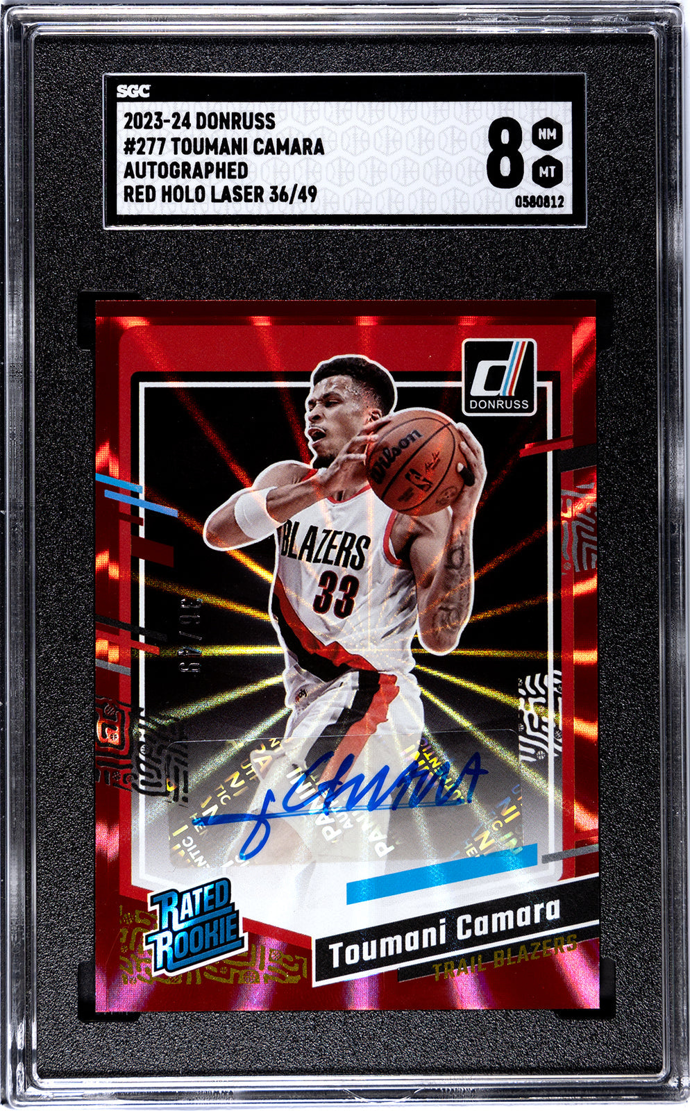 2023-24 Toumani Camara Donruss SGC 8