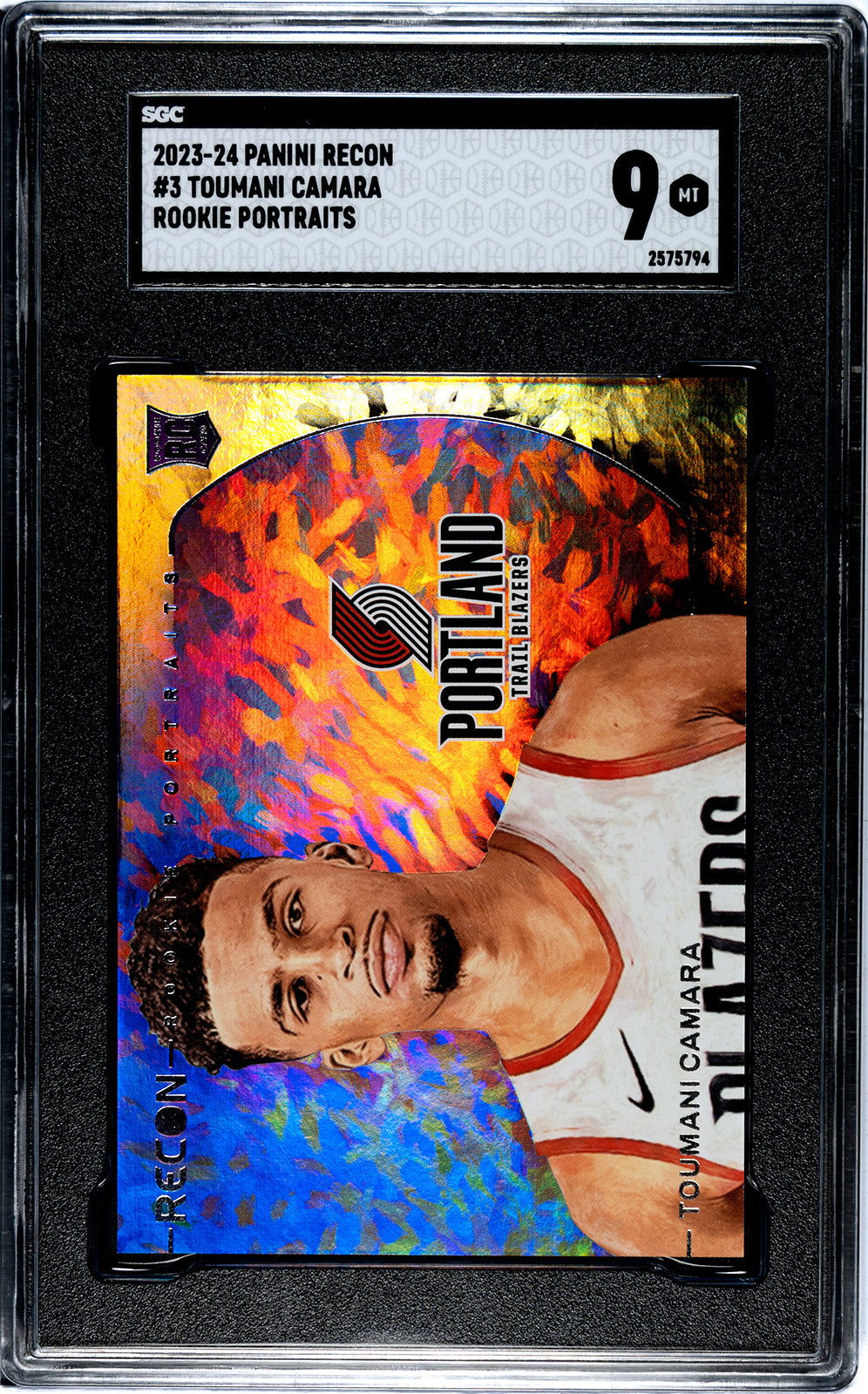 2023-24 Toumani Camara Panini Recon SGC 9