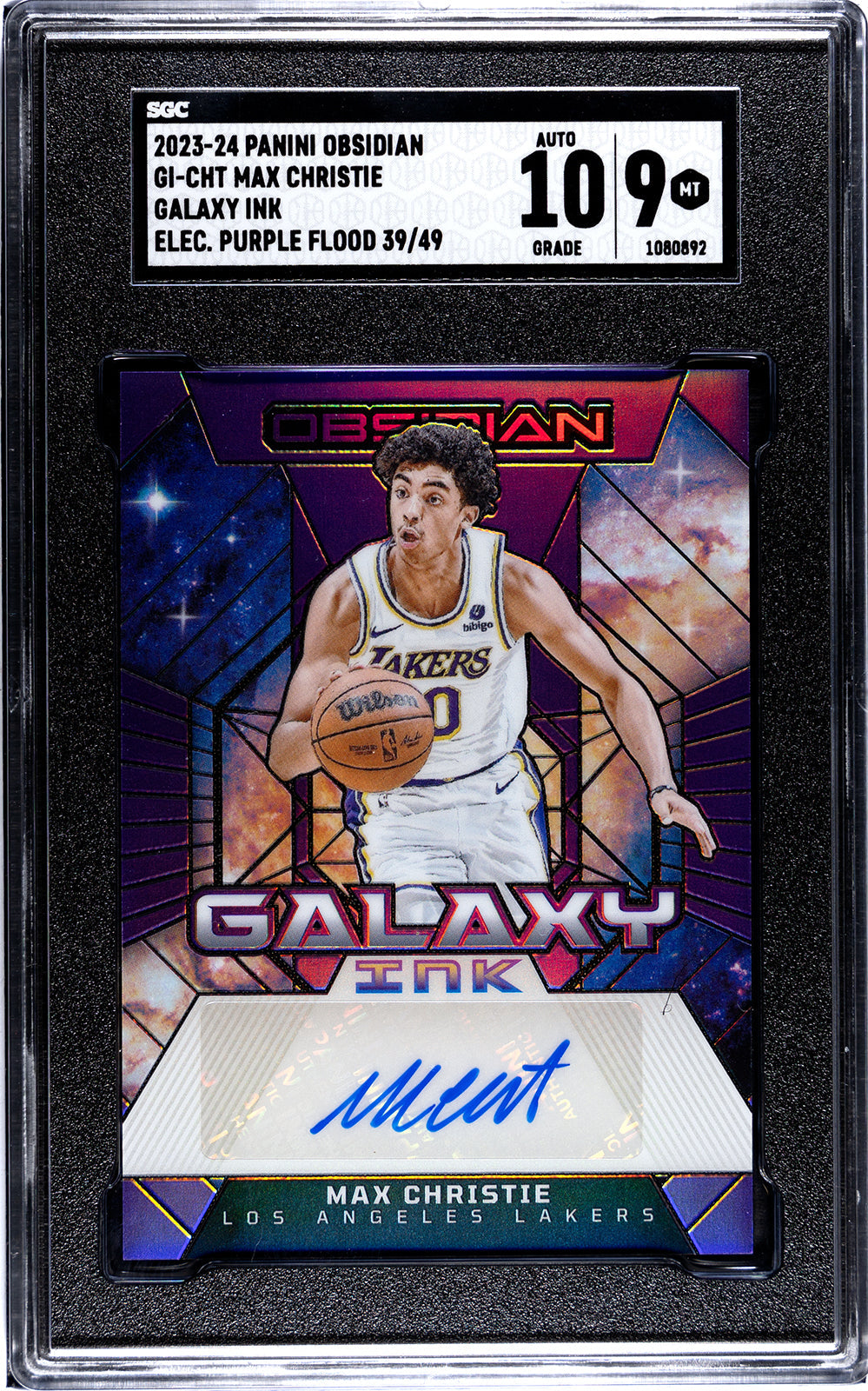 2023-24 Max Christie Panini Obsidian SGC 9