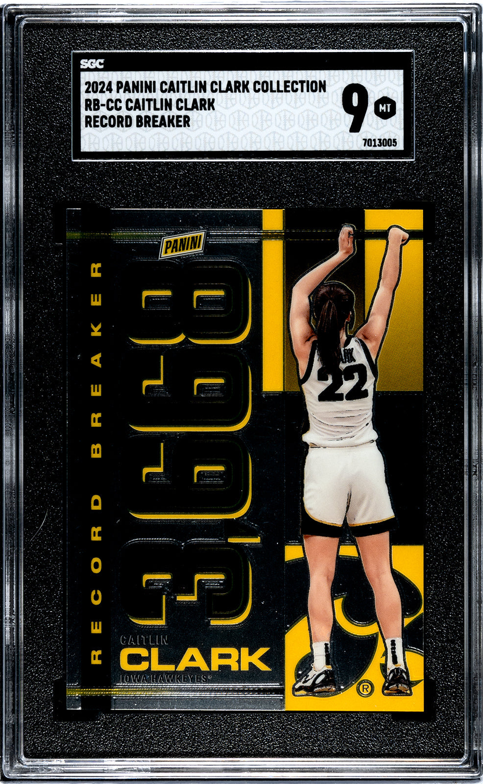 2024 Caitlin Clark Panini Caitlin Clark Col AS1 Caitlin Clark Artistic Selections SGC 10
