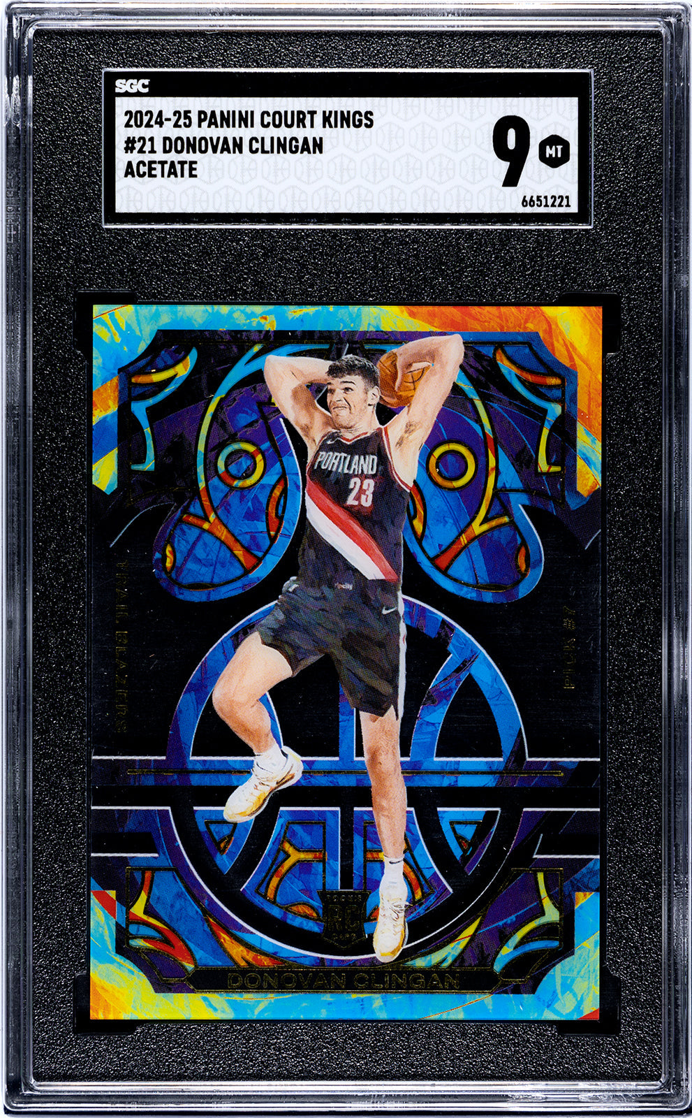 2024-25 Donovan Clingan Panini Court Kings SGC 9