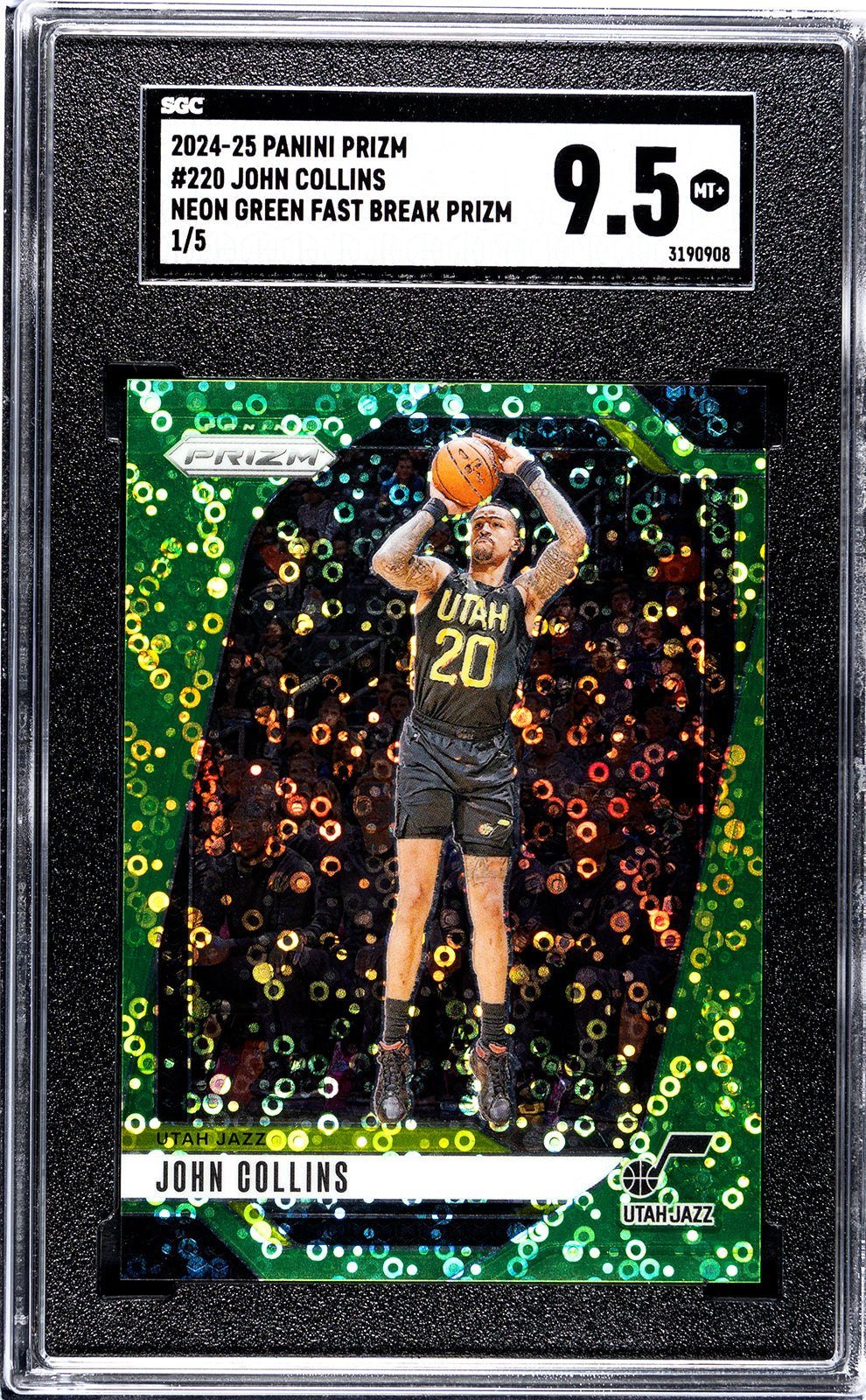 2024-25 John Collins Panini Prizm SGC 9.55