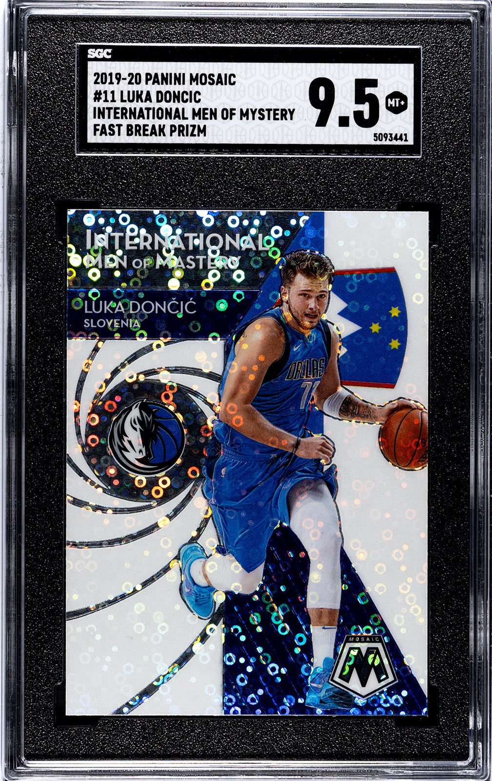2019-20 Doncic Donruss Optic - SGC 8pt5
