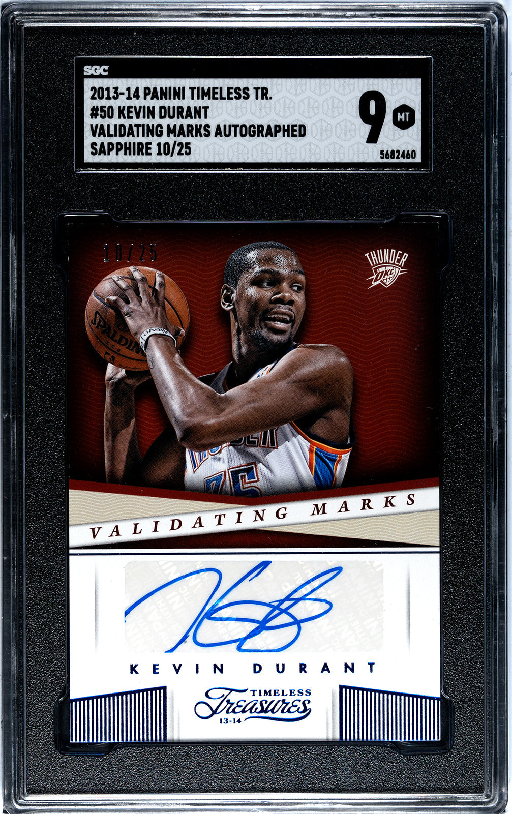 2013-14 Kevin Durant Panini Timeless - SGC 9