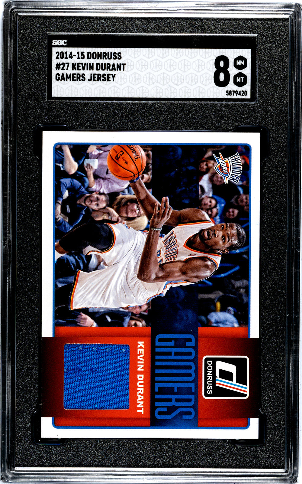 2014-15 Kevin Durant Donruss 27 - SGC 8