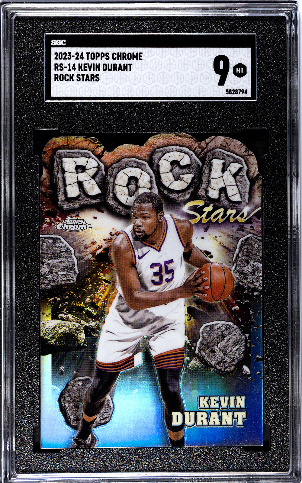 2023-24 Durant Topps Chrome - SGC 9
