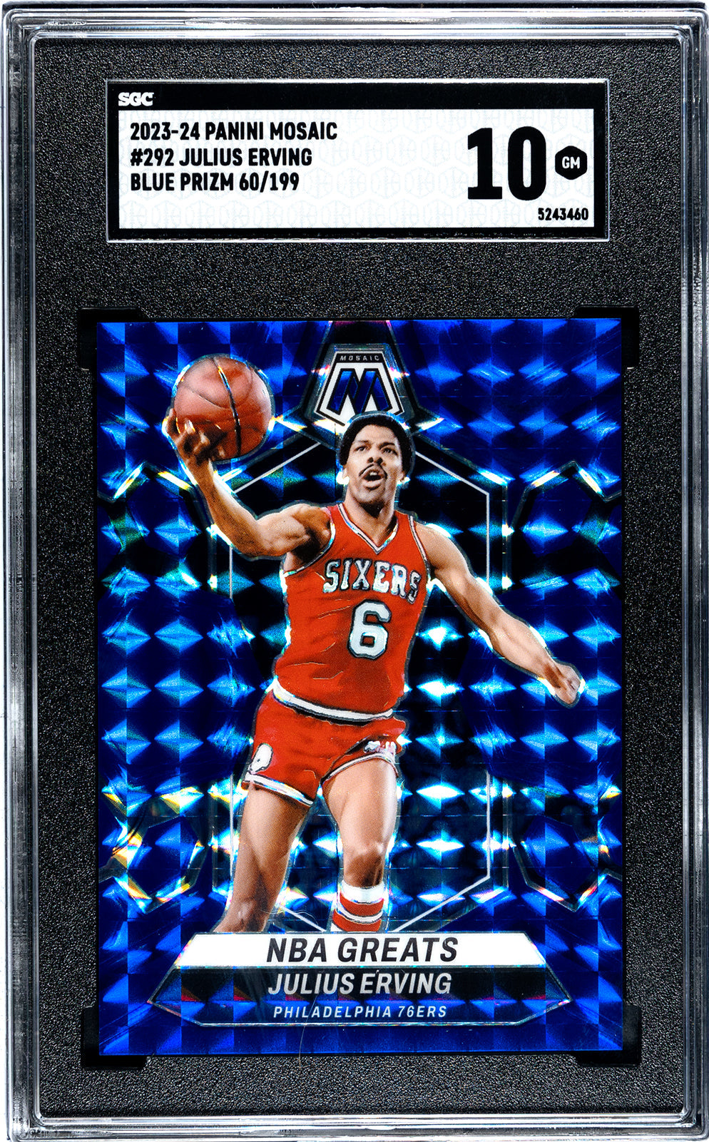 2020-21 Erving Panini Hoops - SGC 10