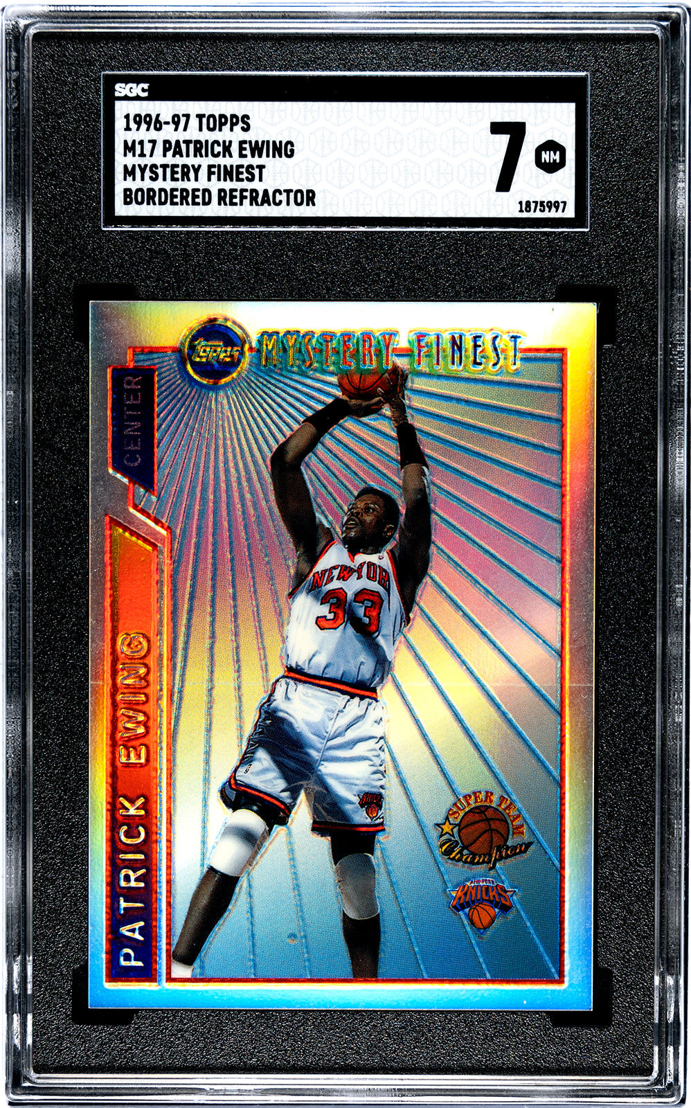 2020-21 Erving Panini Rev - SGC 9pt5-Auto-10