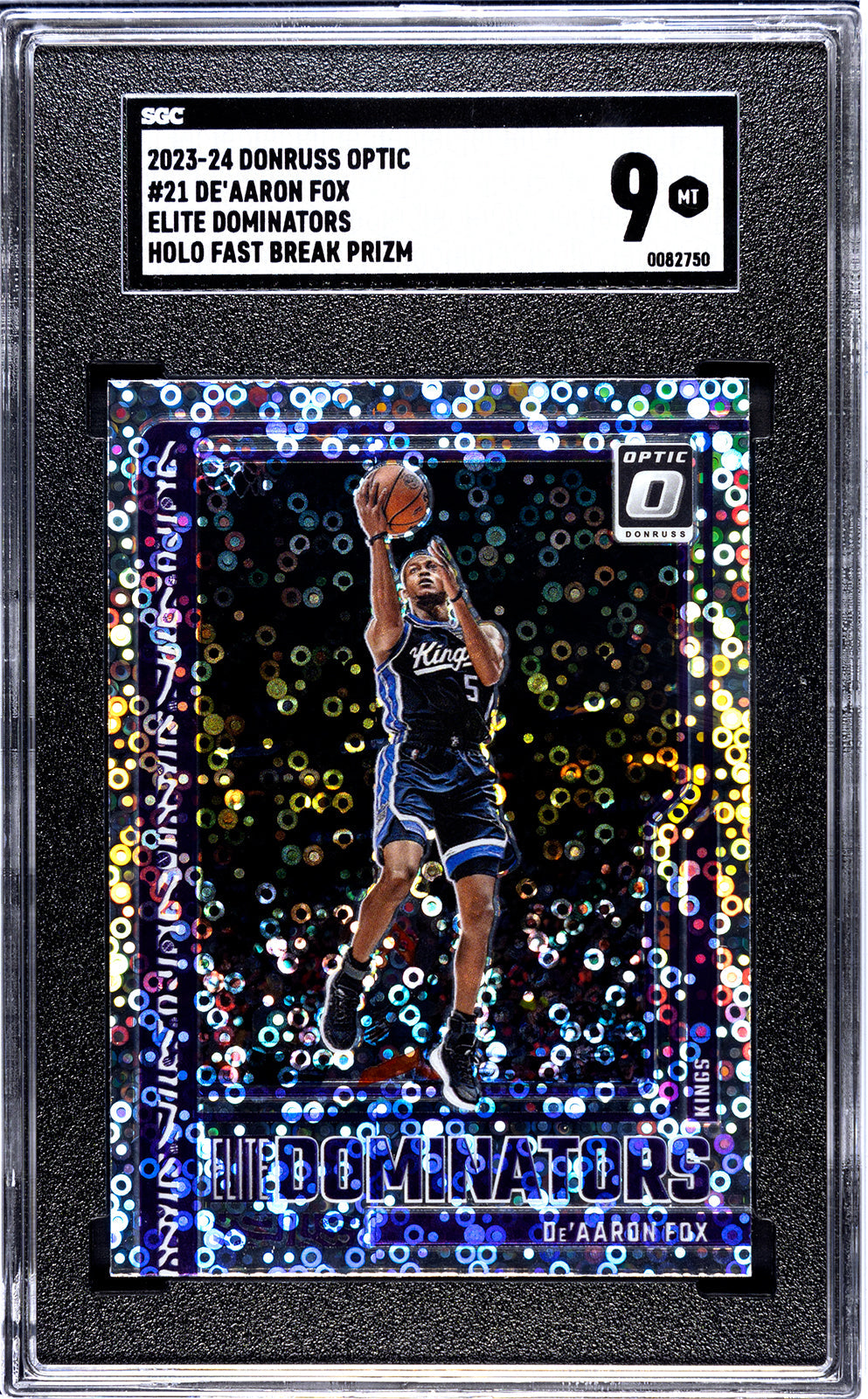 2023-24 De'aaron Fox Donruss Optic - SGC 9