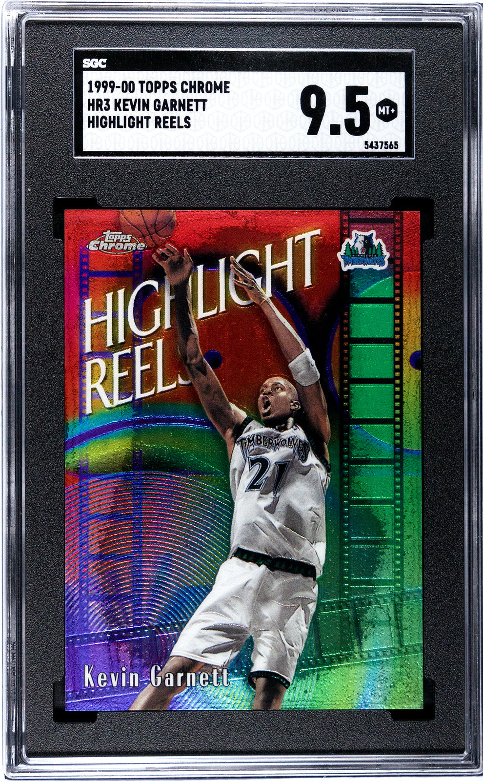 1999-00 Garnett Topps Chrome - SGC 9pt5