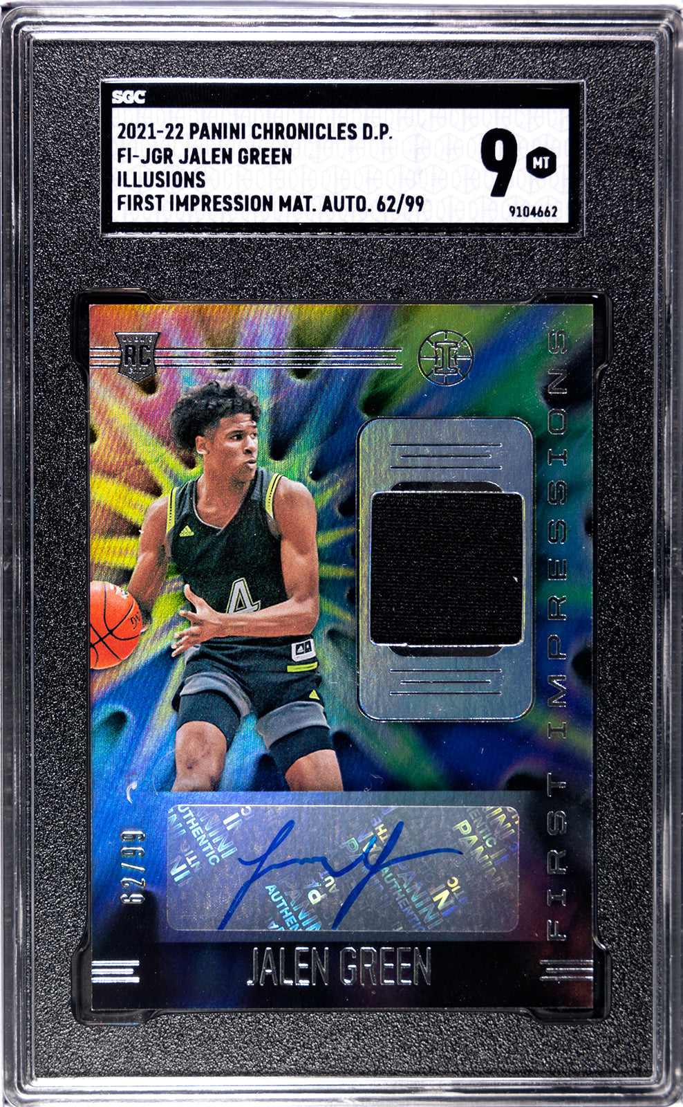 2021-22 Green Panini Chronicles - SGC 9