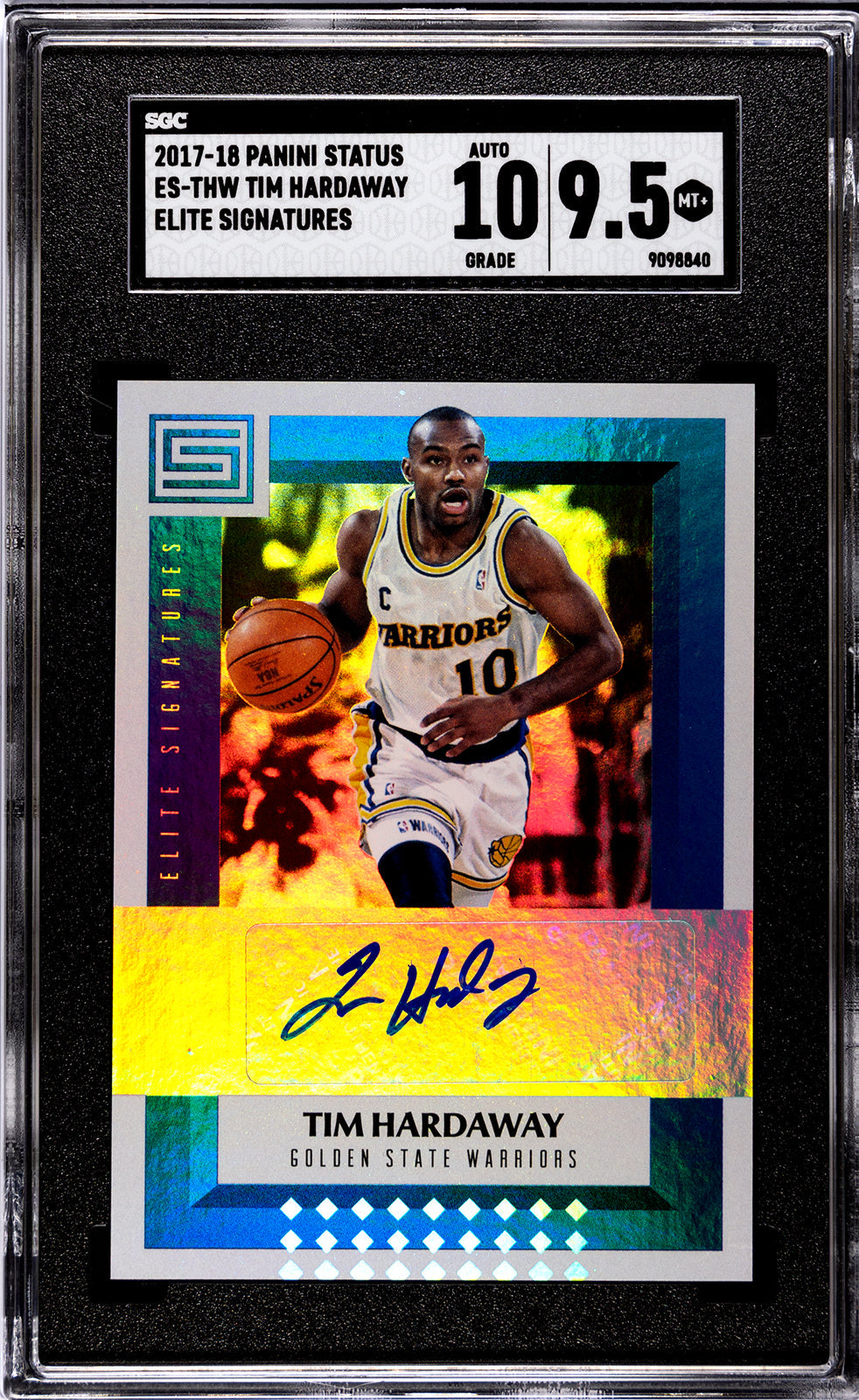 2017-18 Hardaway Panini Status - SGC 9pt5-Auto-10
