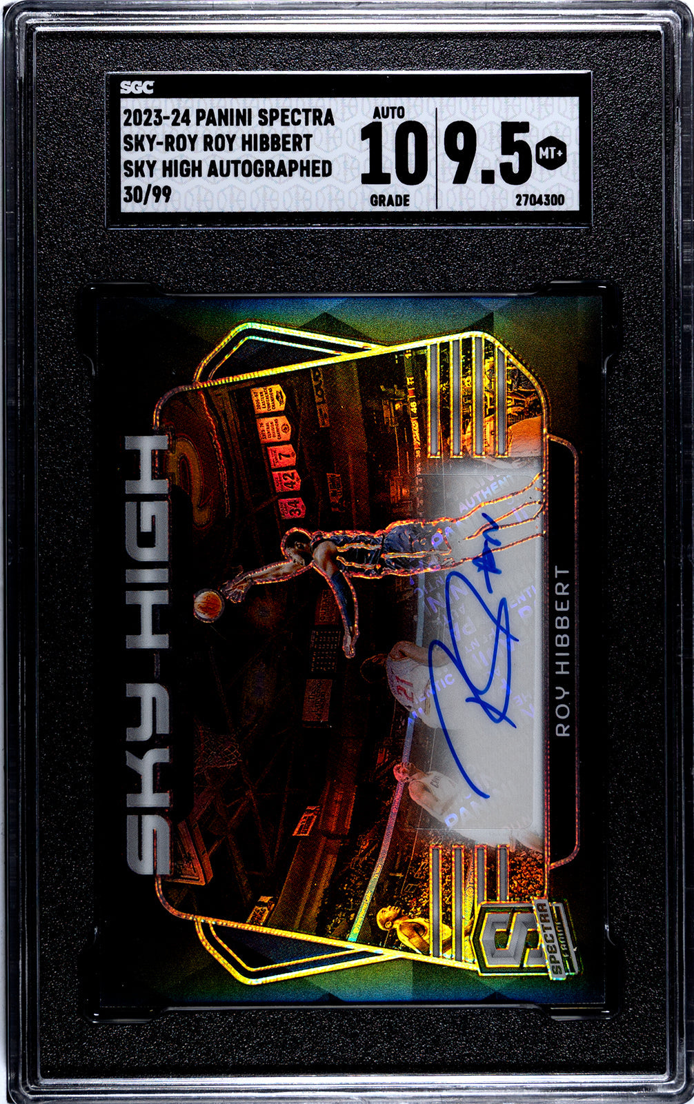2023-24 Roy Hibbert Panini Spectra - SGC 9.5