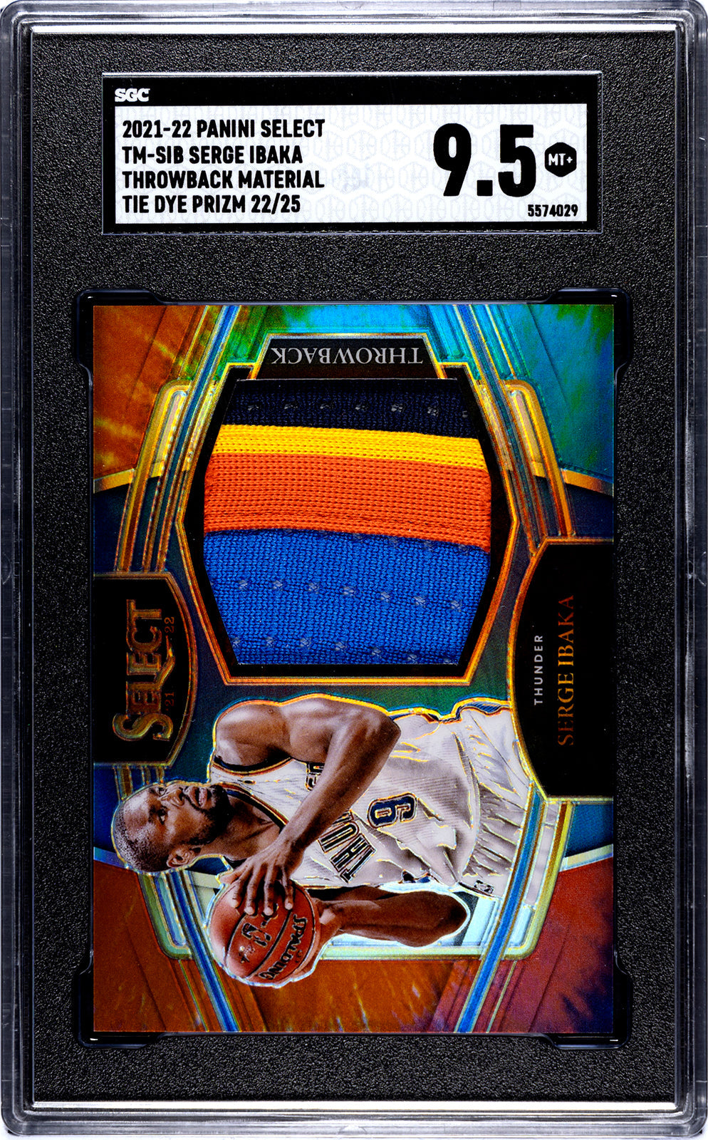 2021-22 Ibaka Panini Select - SGC 9pt5