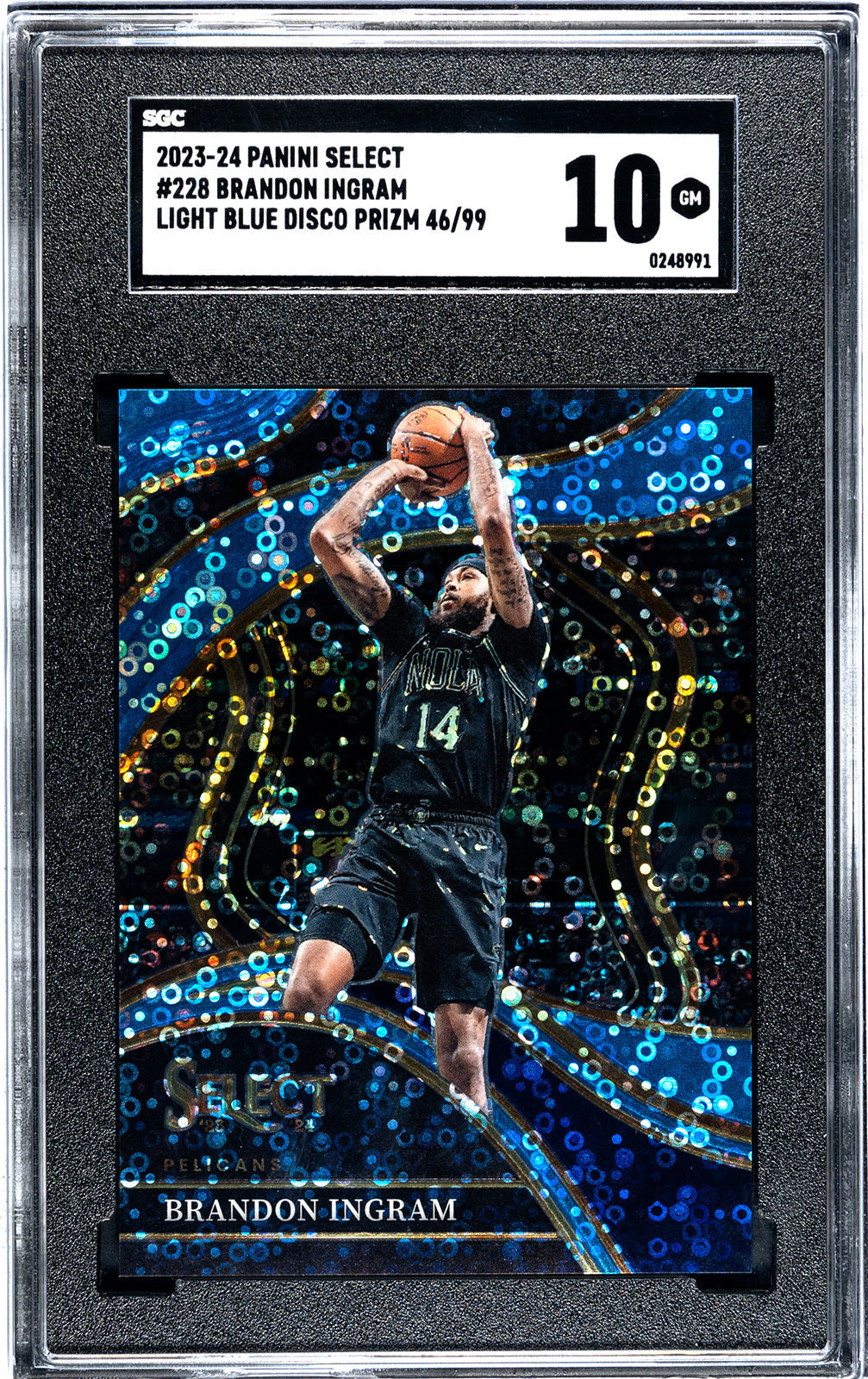 2020-21 Horford Panini Obsidian - SGC 10-Auto-10