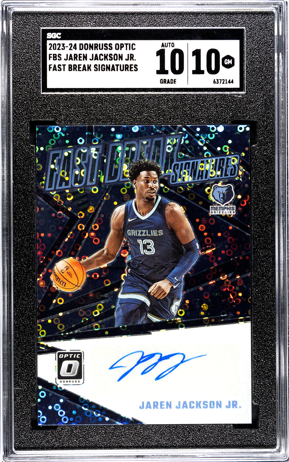 2023-24 Jackson Donruss Optic - SGC 10-Auto-10