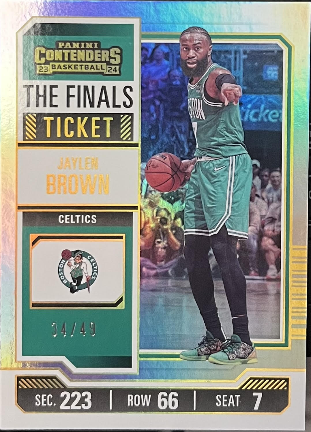 Jalen Brown 2023-24 Contenders Final Ticket Single