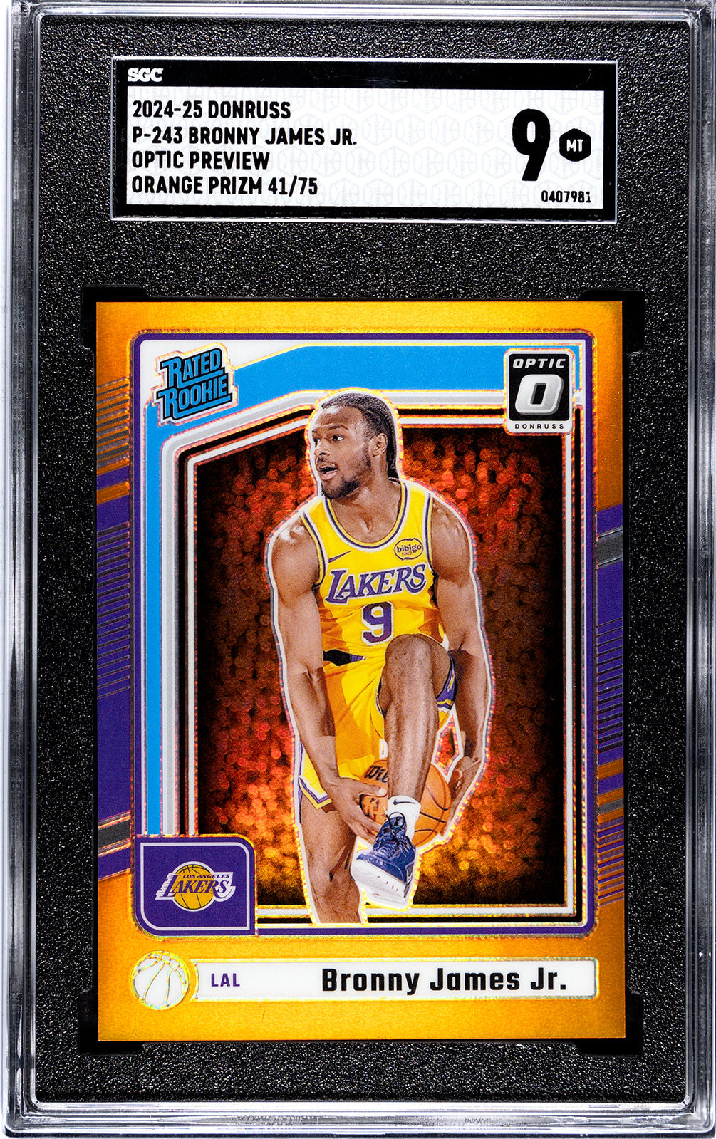 2024-25 James Donruss P 243 - SGC 9