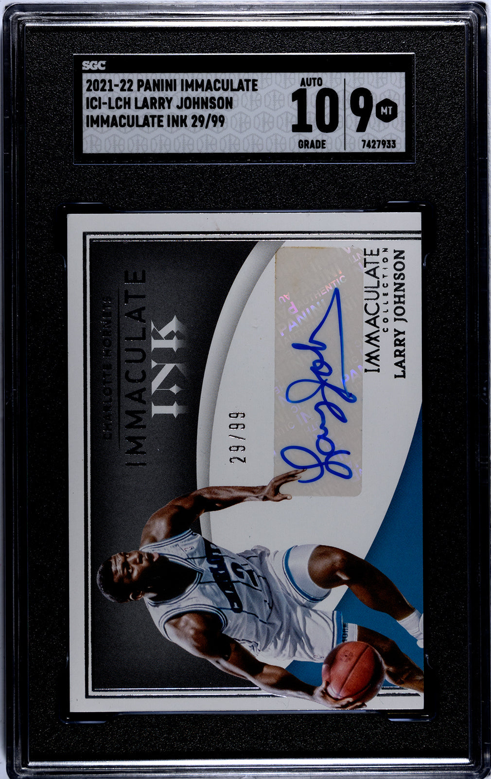 2021-22 Johnson Panini Immaculate - SGC 9-Auto-10