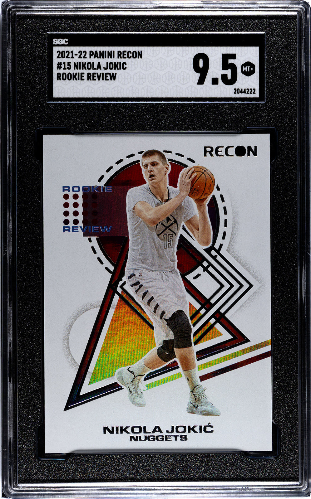 2021-22 Jokic Panini Recon - SGC 9pt5