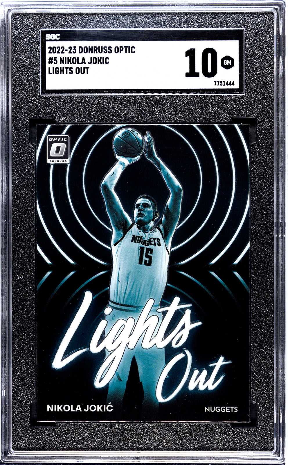 2022-23 Jokic Donruss Optic - SGC 10