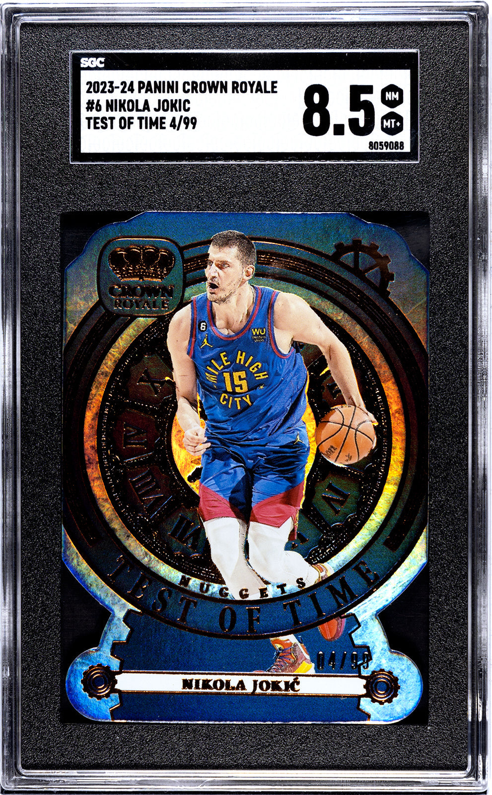jokic_nikola_2023-24_panini_crown_royale_6_nikola_jokic_test_of_time_4-99_sgc-grade-8pt5_auth-8059088