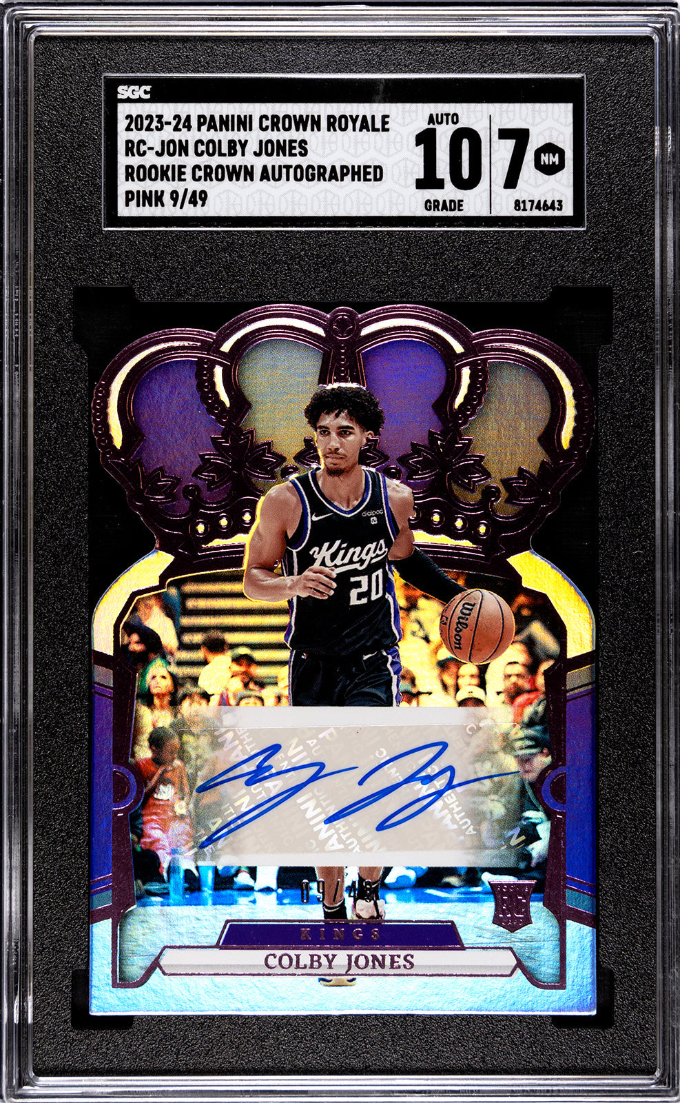 2023-24 Jones Panini Crown - SGC 7-Auto-10