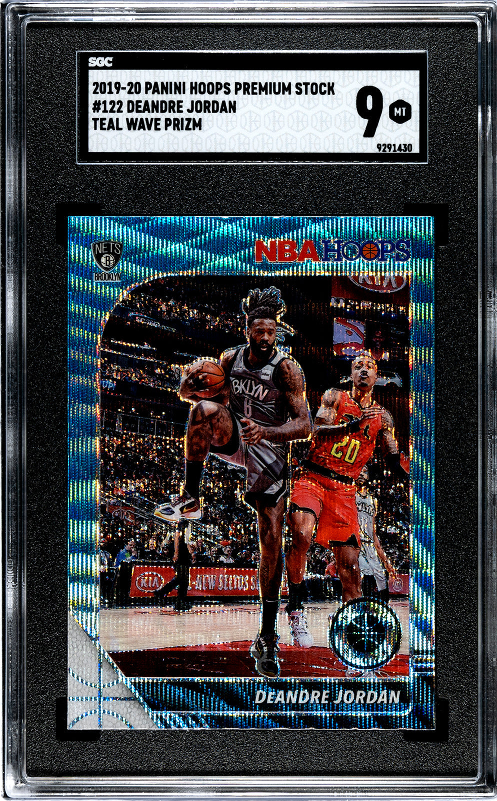 jordan_deandre_2019-20_panini_hoops_premium_stock_122_deandre_jordan_teal_wave_prizm_sgc-grade-9_auth-9291430
