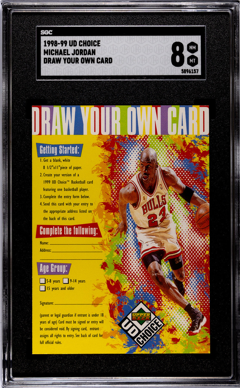 1998-99 Jordan Upper Deck - SGC 8