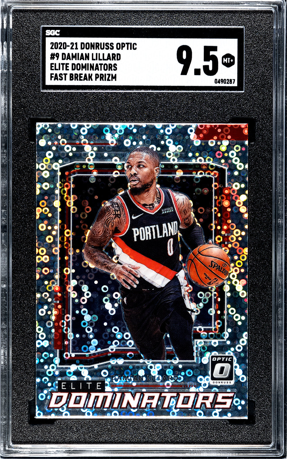 2020-21 Lillard Donruss Optic - SGC 9pt5