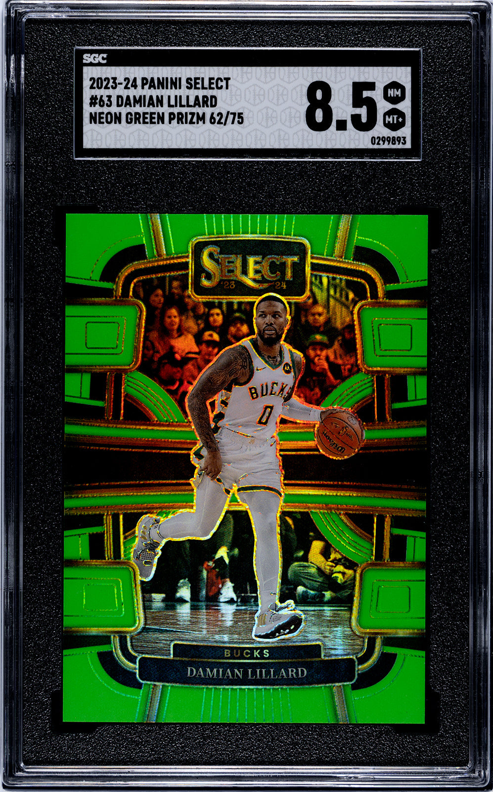 2023-24 Lillard Panini Select - SGC 8pt5