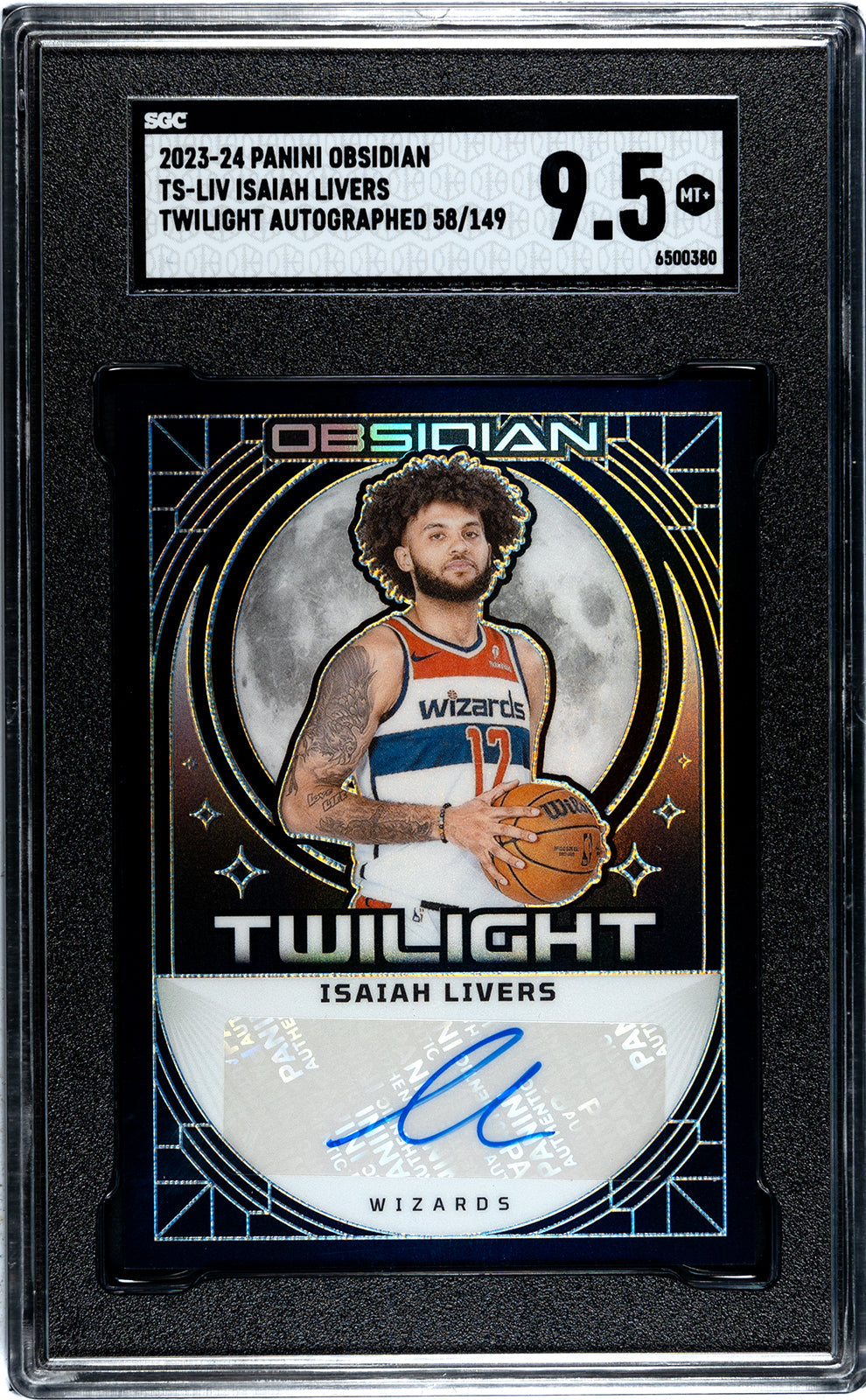 2023-24 Isiah Livers Panini Obsidian - SGC 9pt5