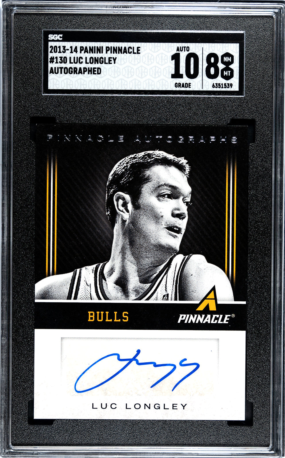 2013-14 Luc Longley Panini Pinnacle - SGC