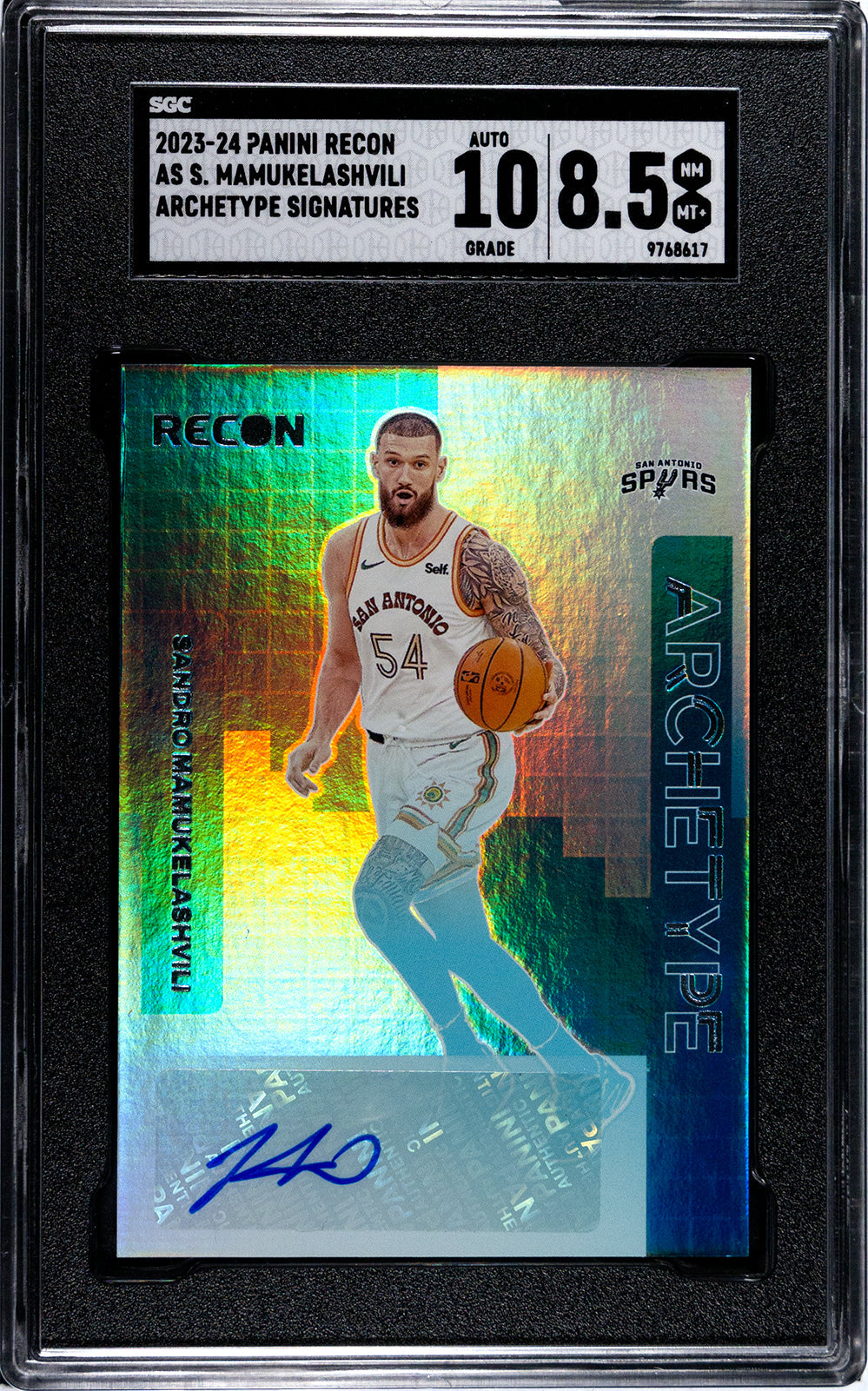 2023-24 Mamukelashvili Panini Recon - SGC 8.5
