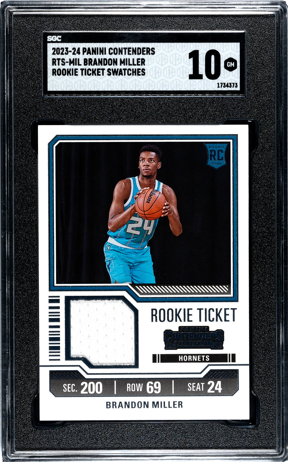 2023-24 Miller Panini Contenders - SGC 10