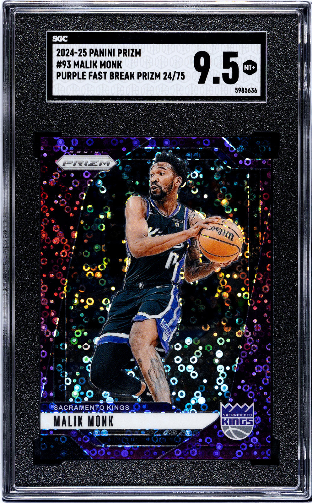 2024-25 Monk Panini Prizm - SGC 9pt5