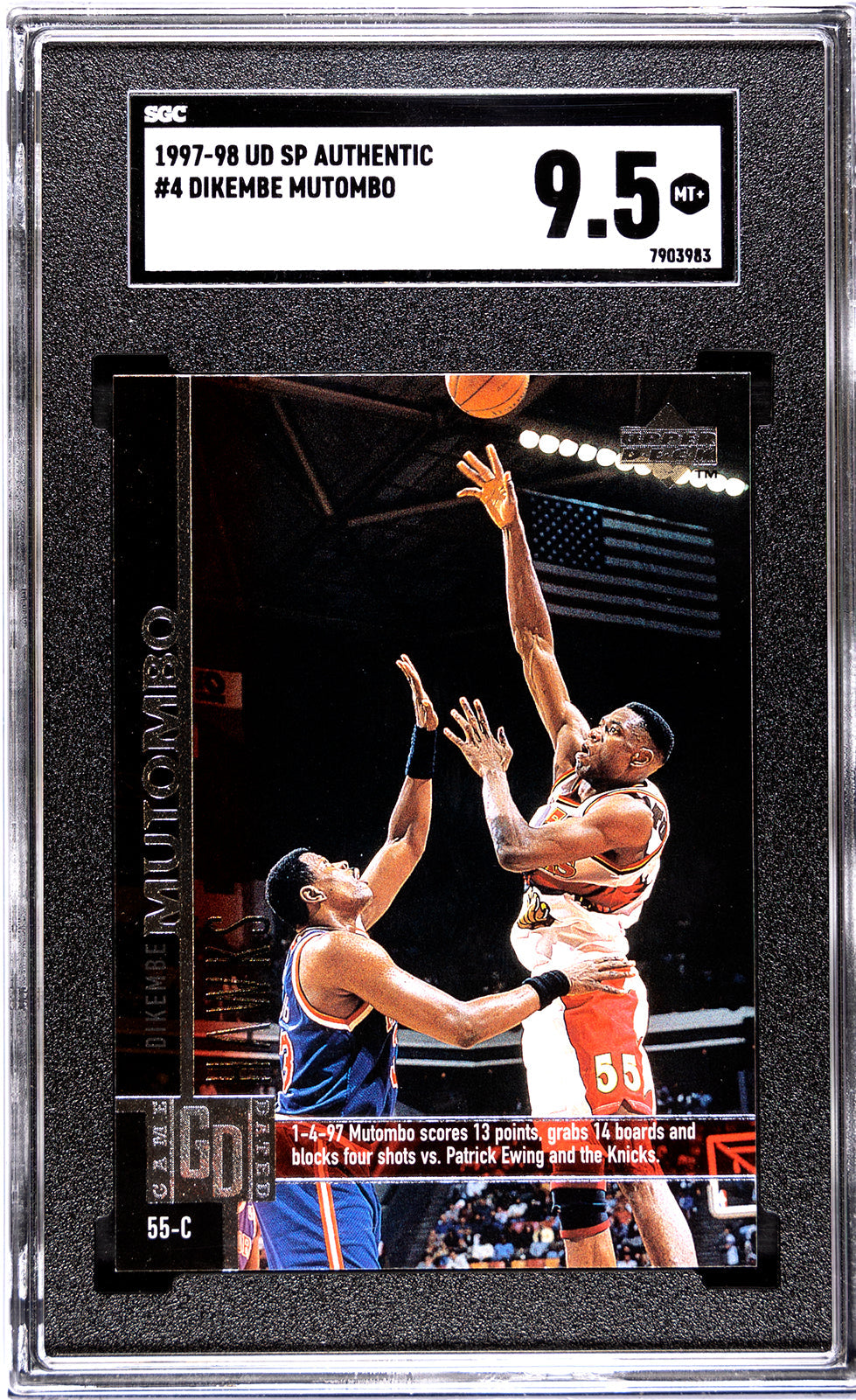 1997-98 Mutombo Upper Deck - SGC 9pt5