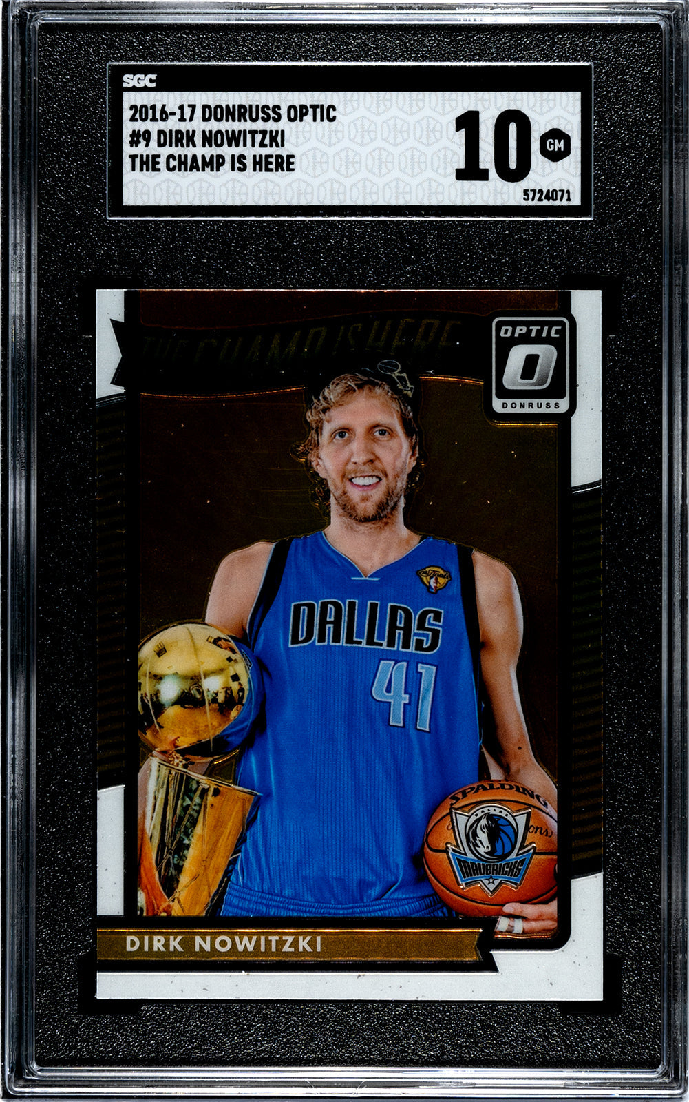 2016-17 Dirk Nowitzki Donruss Optic - SGC 10